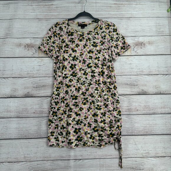 Lot of 2 Sanctuary Animal Print T-Shirt Dresses‎ Women's Size Small Cream/Beige - Picture 5 of 16